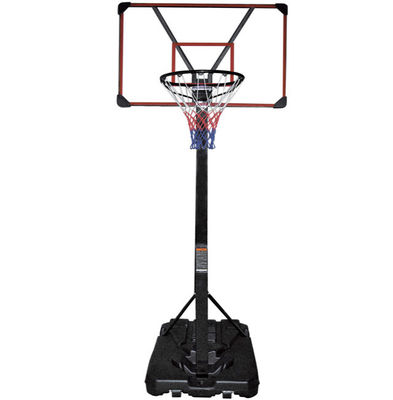 Hệ thống bóng rổ có thể điều chỉnh cơ sở PE Ngoài trời 36,5kg PC Backboard