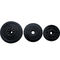 Unisex Black Bumper Plate Dumbbells 2,5 Kg Xi măng thân thiện với môi trường